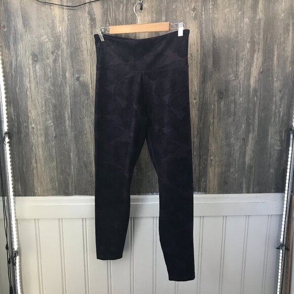 Balance Collection purple and black floral leggings size XL - Picture 1 of 5